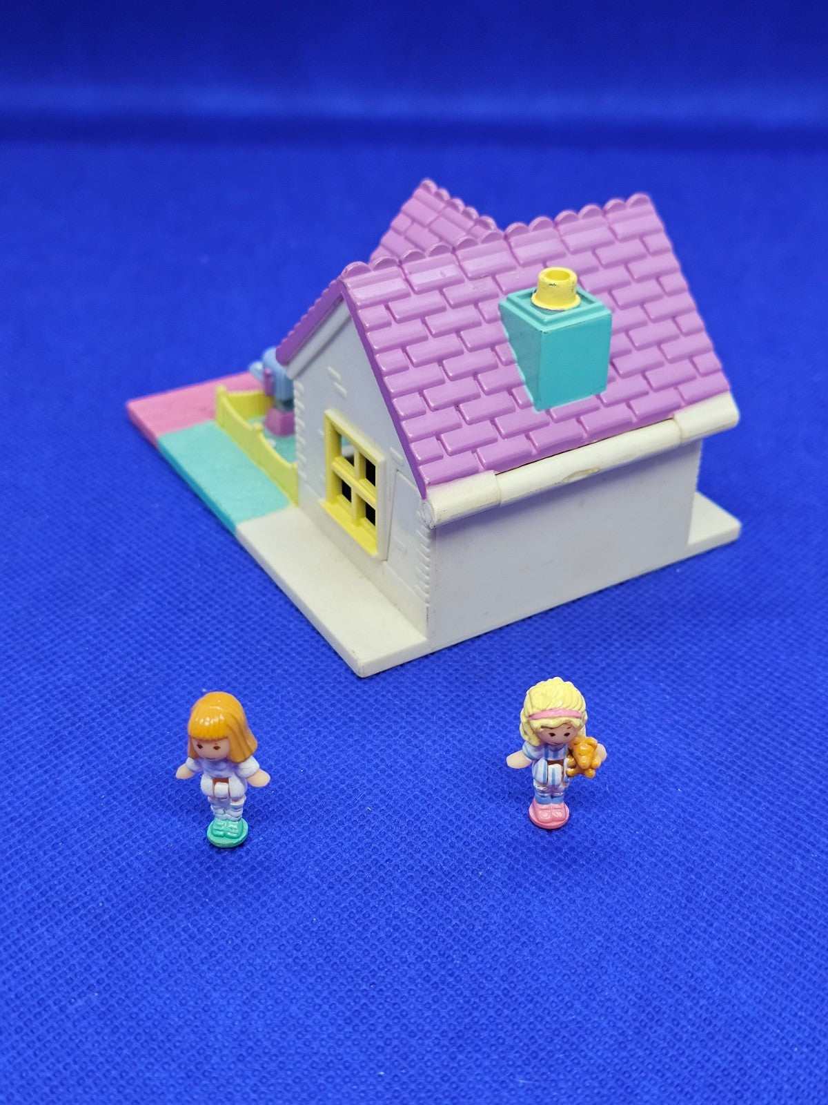 Polly Pocket Cozy Cottage Maison Bluebird 1993 Playset Complet Figurines2