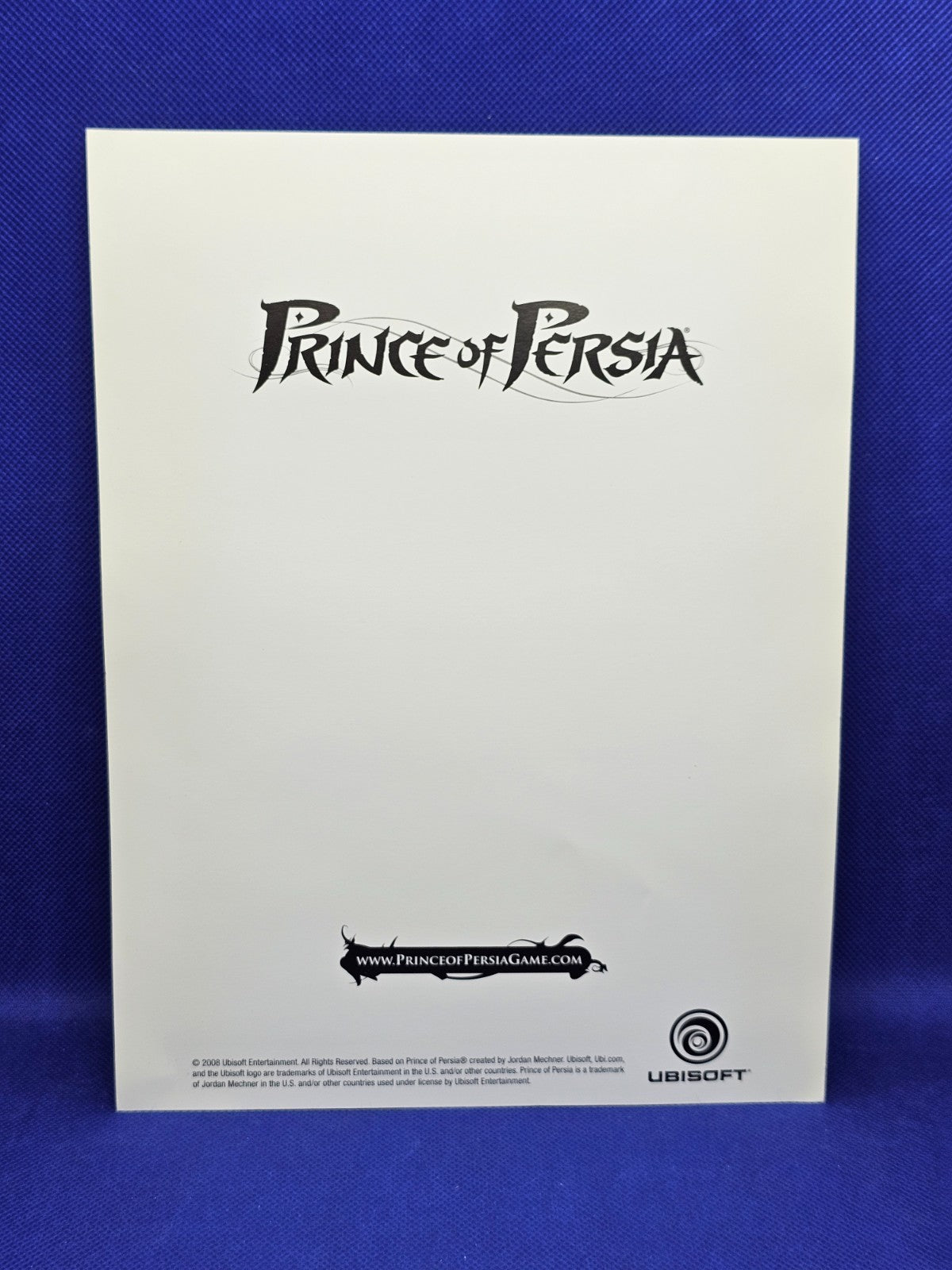 Lithographie Prince of Persia 2008 Artwork Officiel Ubisoft 19x25 cm1