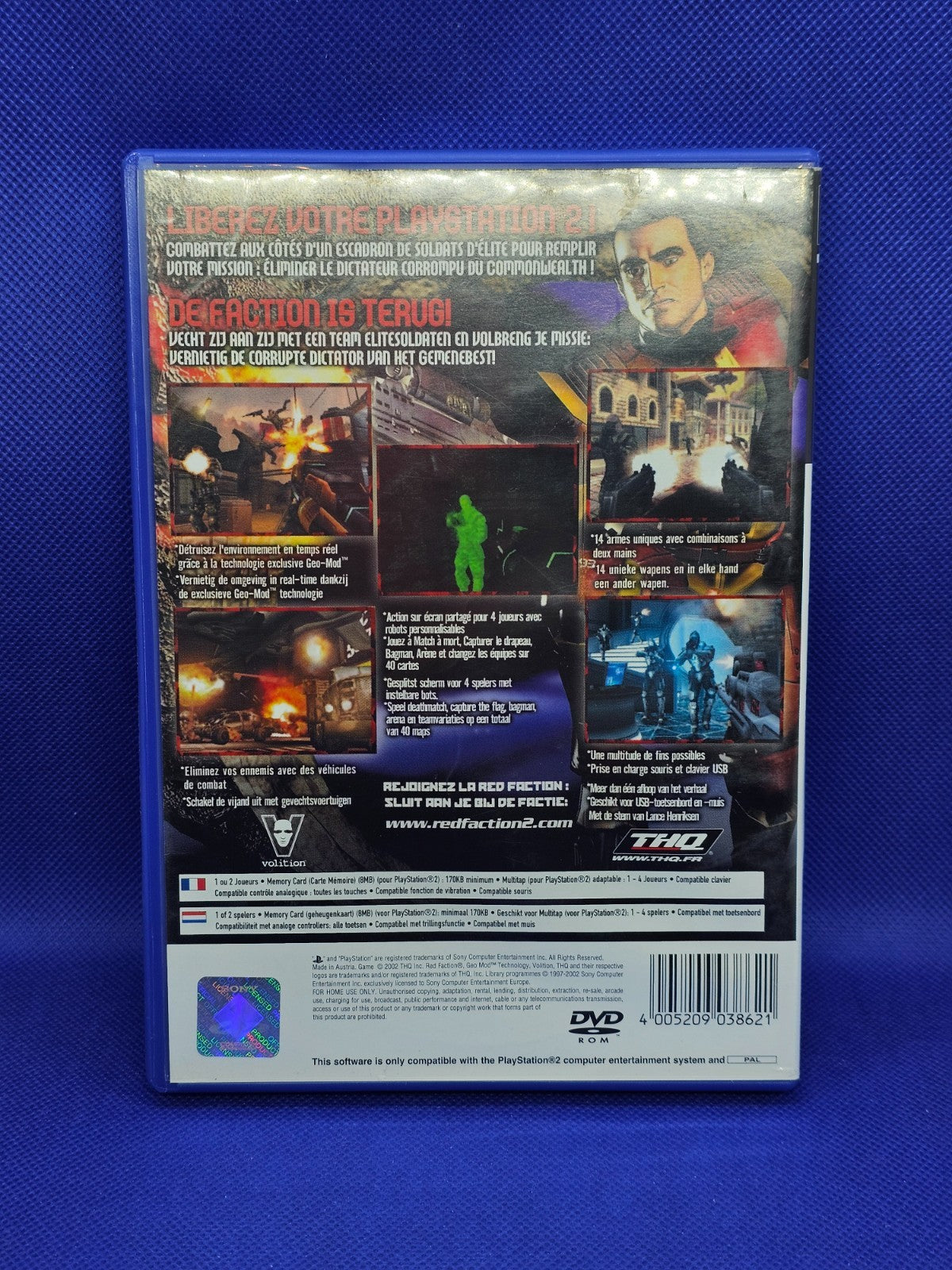 Red Faction II, PlayStation 2 PS2, THQ, 2002, Version PAL1