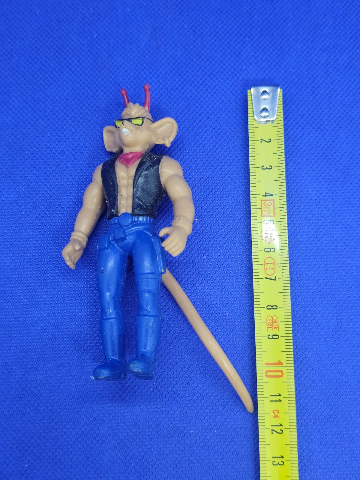 Throttle Biker Mice from Mars Les Motards de l’espace Galoob 1993 9,5 cm3