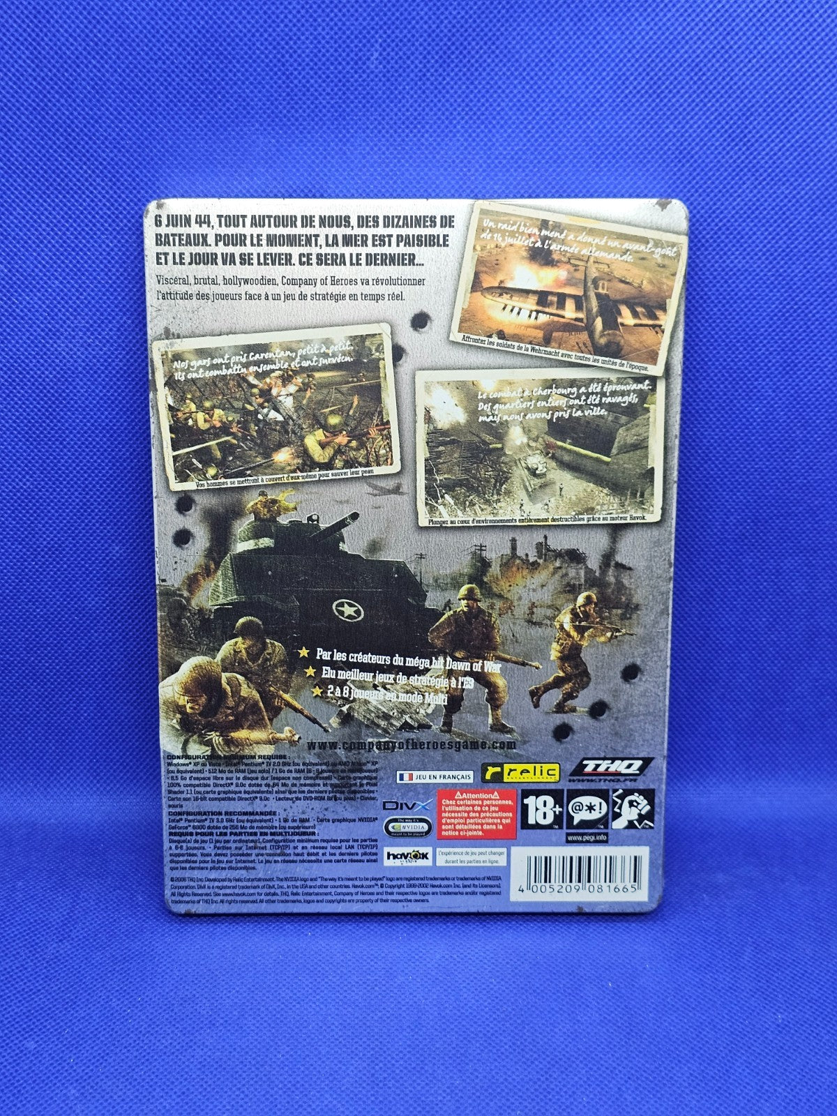 Company of Heroes Limited Edition Steelbook PC Relic THQ 20061