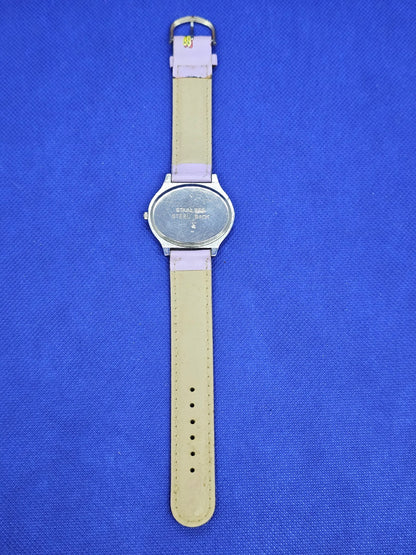 Montre Barbie Vintage Enfant Analogique Bracelet Mauve Mattel2