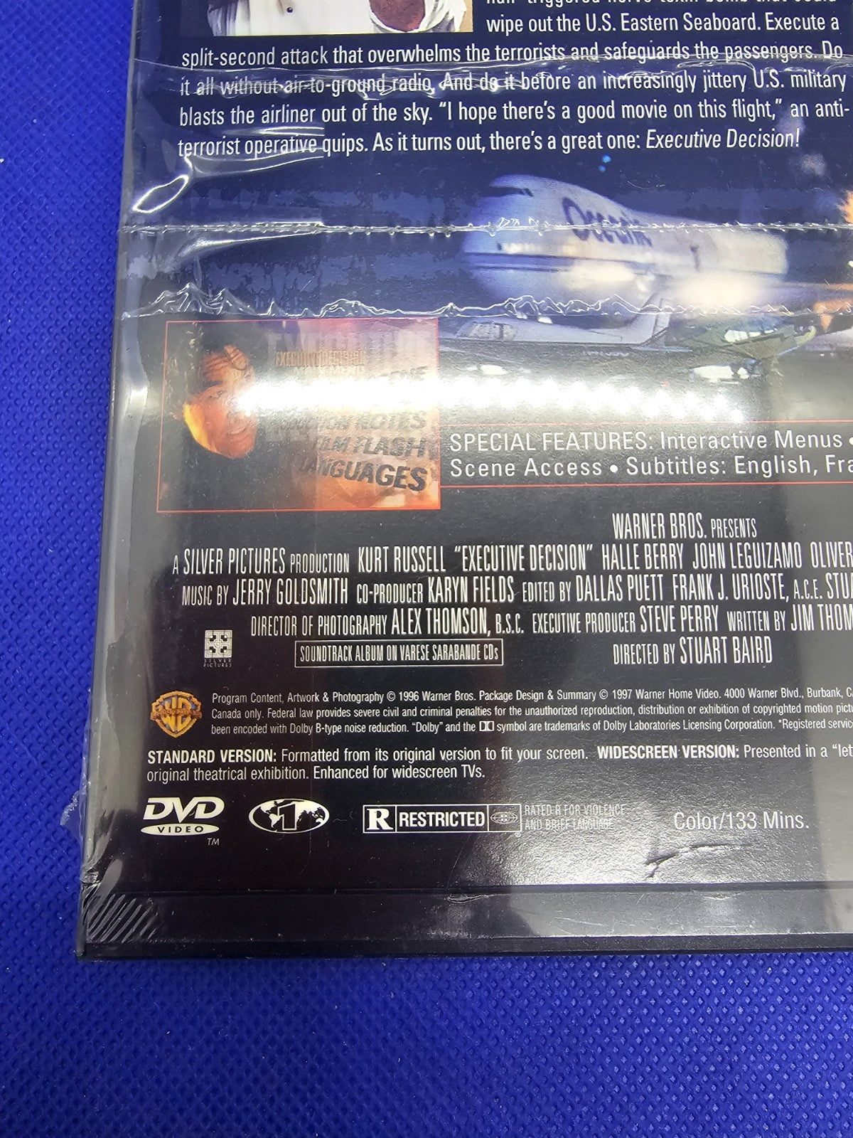 Executive Decision DVD Zone 1 US Kurt Russell Steven Seagal 1997 Widescreen3