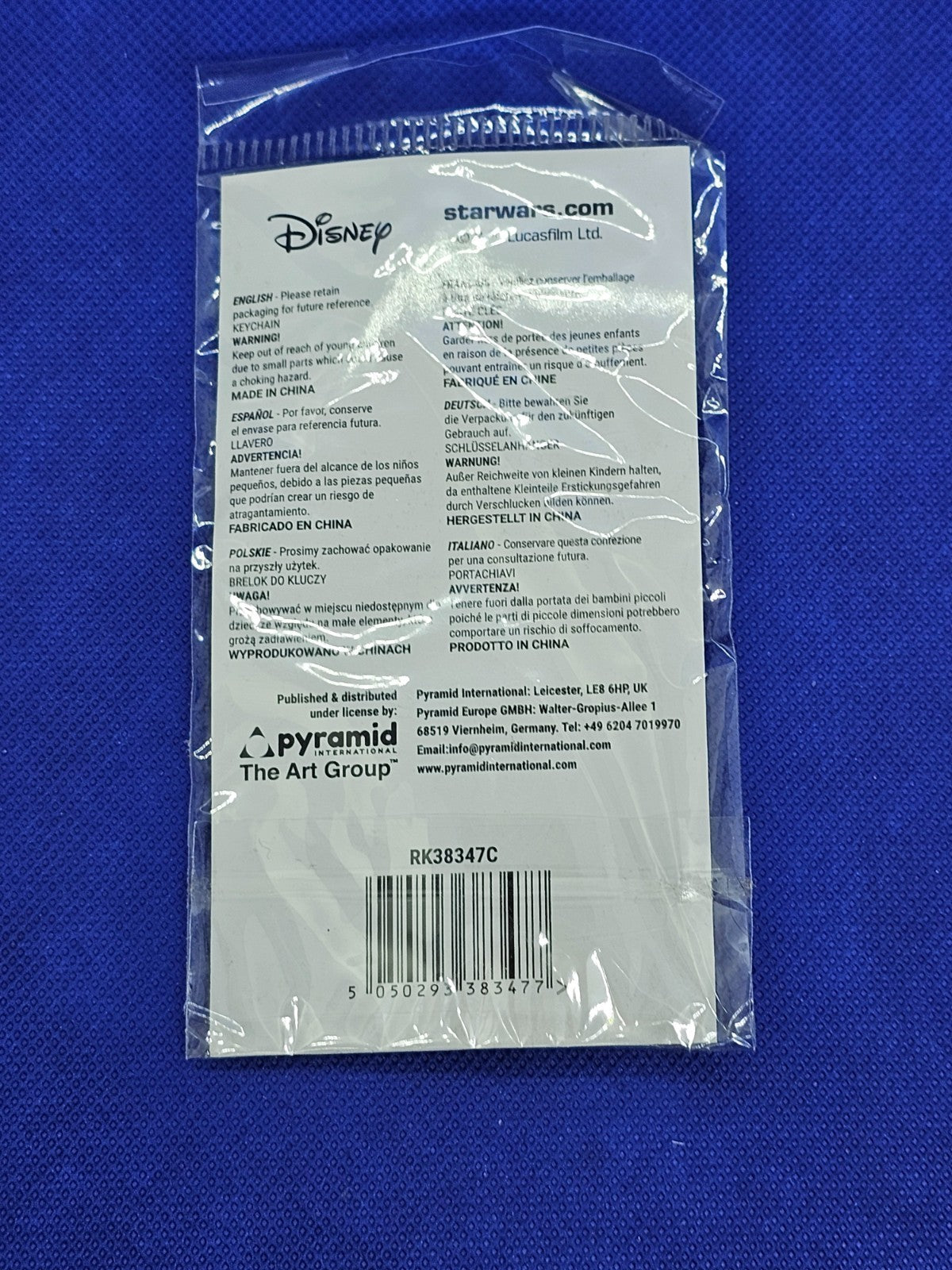Porte-clés C-3PO Star Wars Pyramid International RK38347C Disney Neuf Emballé1