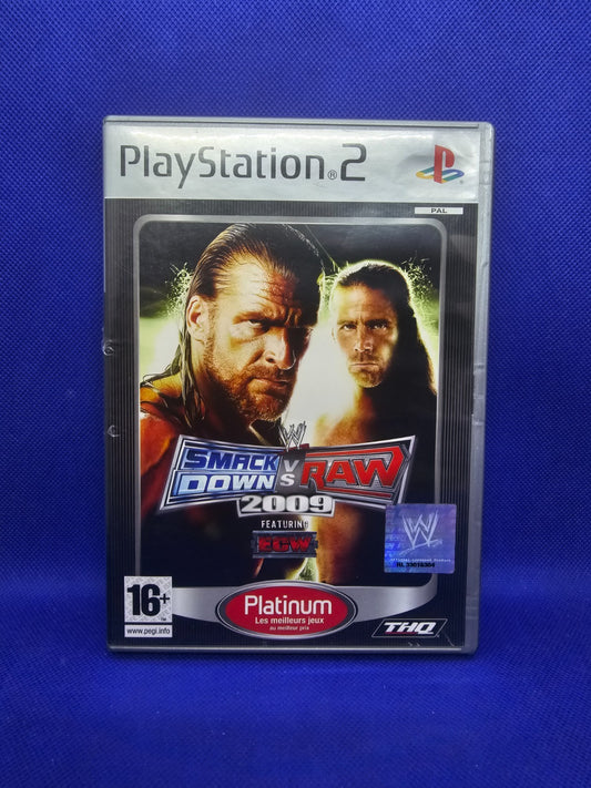WWE SmackDown vs Raw 2009 PS2 Platinum Complet PAL THQ0