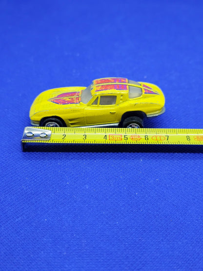 Hot Wheels Corvette Hi Rakers Real Riders Mattel 1979 Jaune 7 cm4