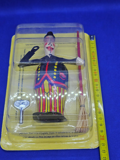 Figurine Balayeur Paya Reproduction Vintage Wind-Up Tin Toy Jouet Mécanique 20 c2
