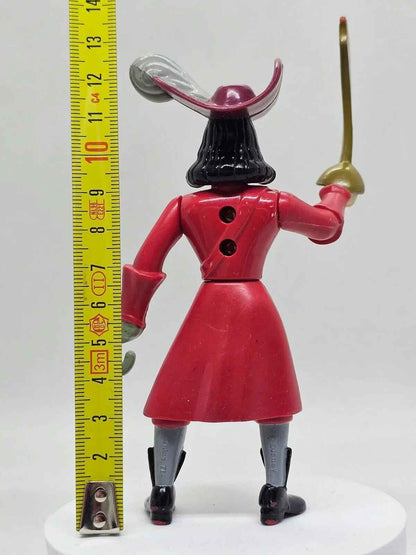Figurine Capitaine Crochet Disney Peter Pan Vintage 10 cm