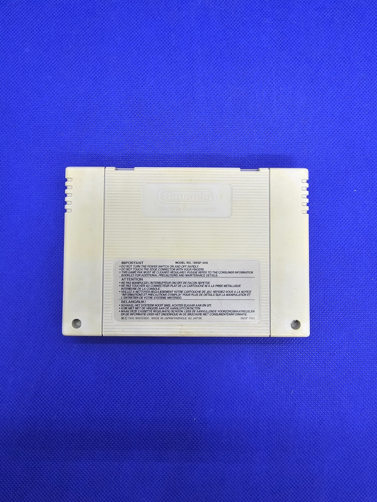 The Simpsons Barts Nightmare Super Nintendo SNES PAL France Acclaim 19921
