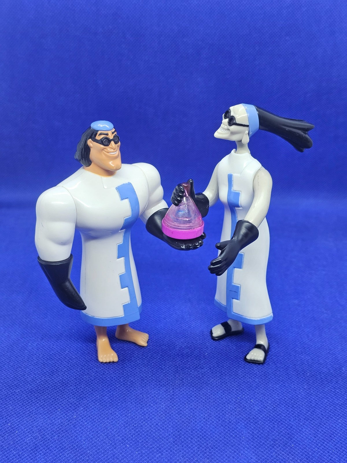 Figurines Kronk & Yzma, Kuzco, Disney, 2001, 12-13 cm1