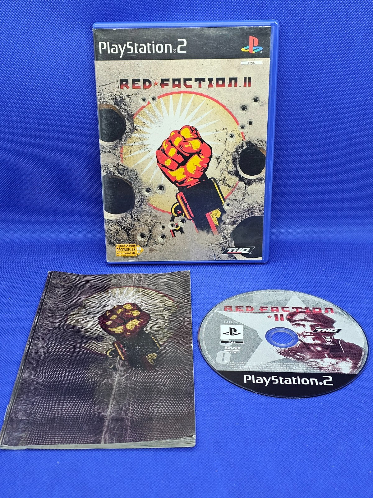 Red Faction II, PlayStation 2 PS2, THQ, 2002, Version PAL2