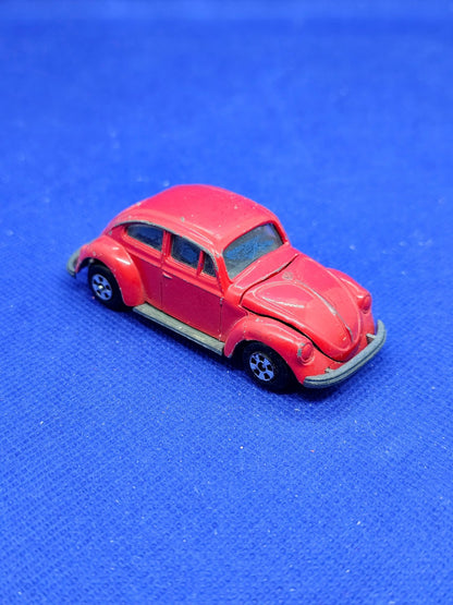 Volkswagen 1200 LS Coccinelle ERTL Hong Kong Rouge Vintage 1970 6,8 cm0