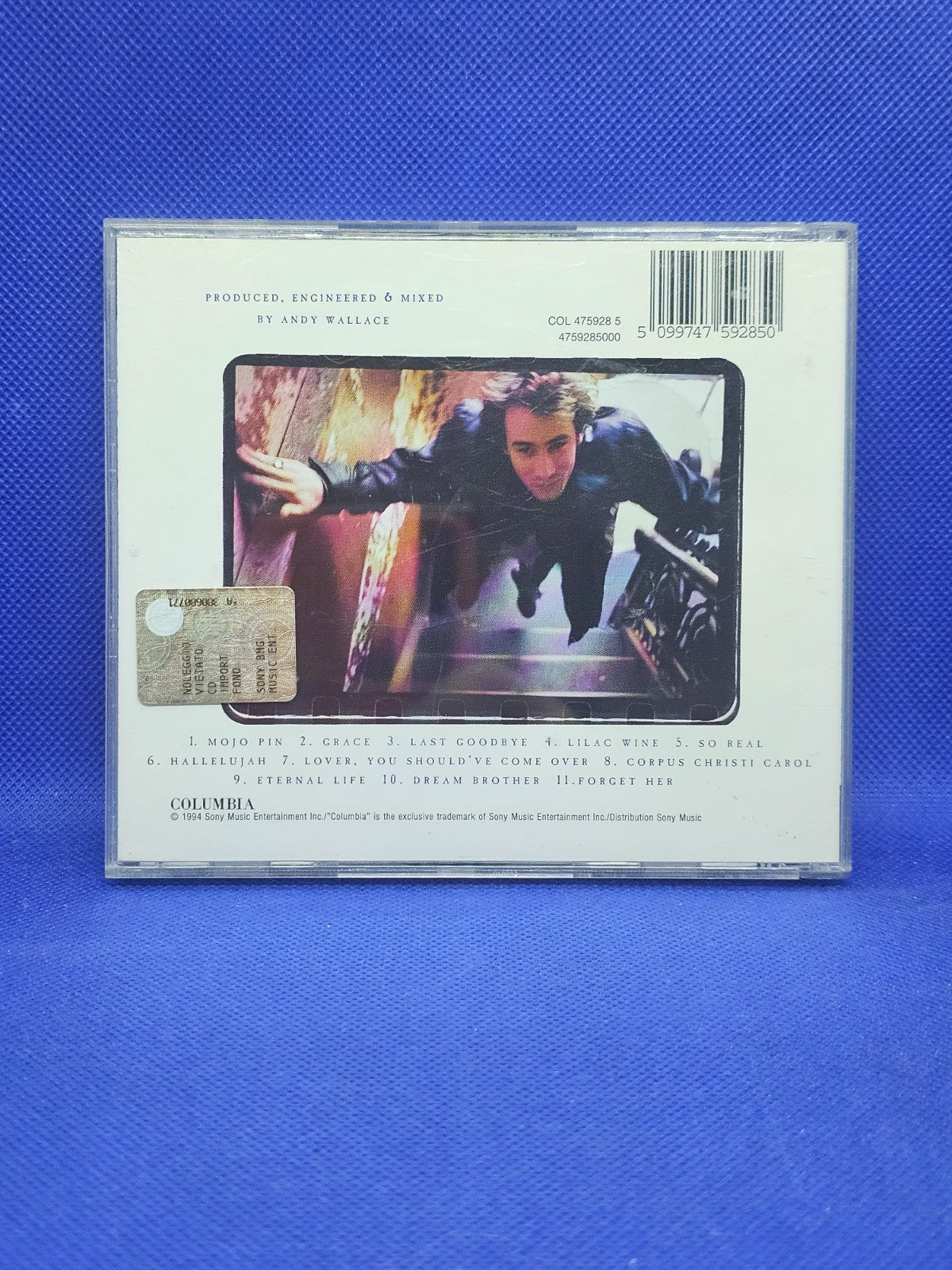 Jeff Buckley Grace CD Album Columbia Édition Europe 19941