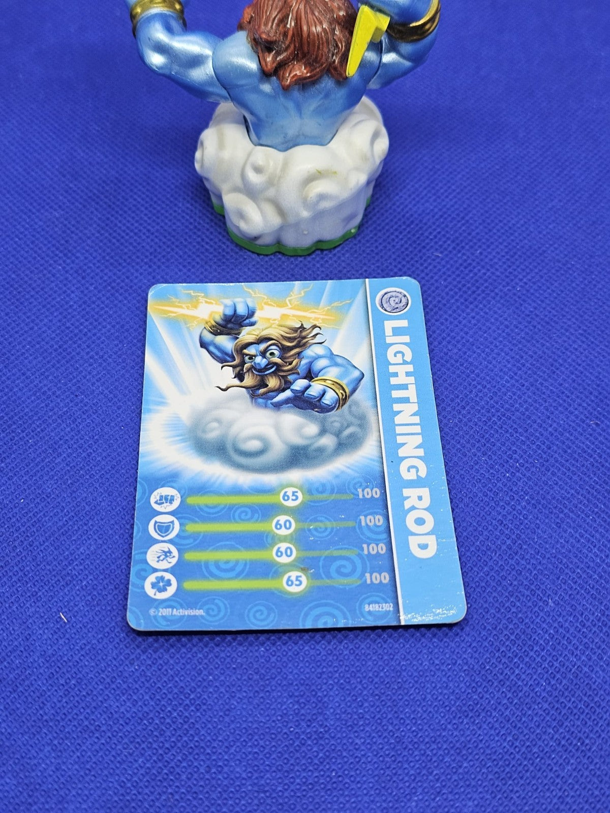 Lightning Rod Skylanders Spyro's Adventure Série 1 Activision 2011 avec carte2