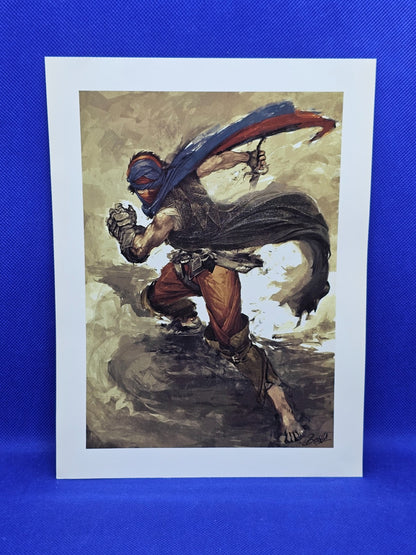 Lithographie Prince of Persia 2008 Artwork Officiel Ubisoft 19x25 cm0