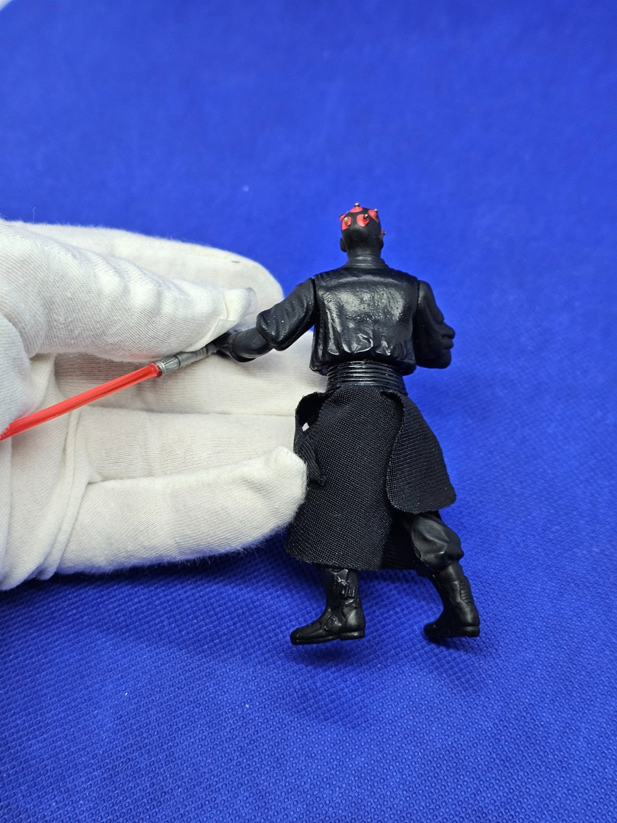 Figurine Darth Maul Star Wars The Phantom Menace Hasbro 1999 10 cm Bas Tissu4