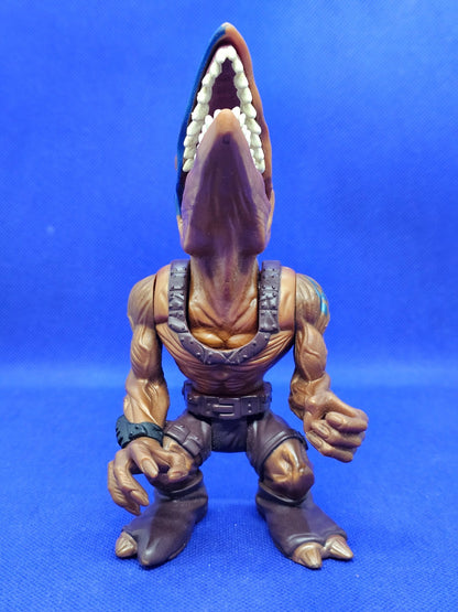 Figurine Street Sharks Bullzeye War paint Mattel 1996 Vintage 14 cm3