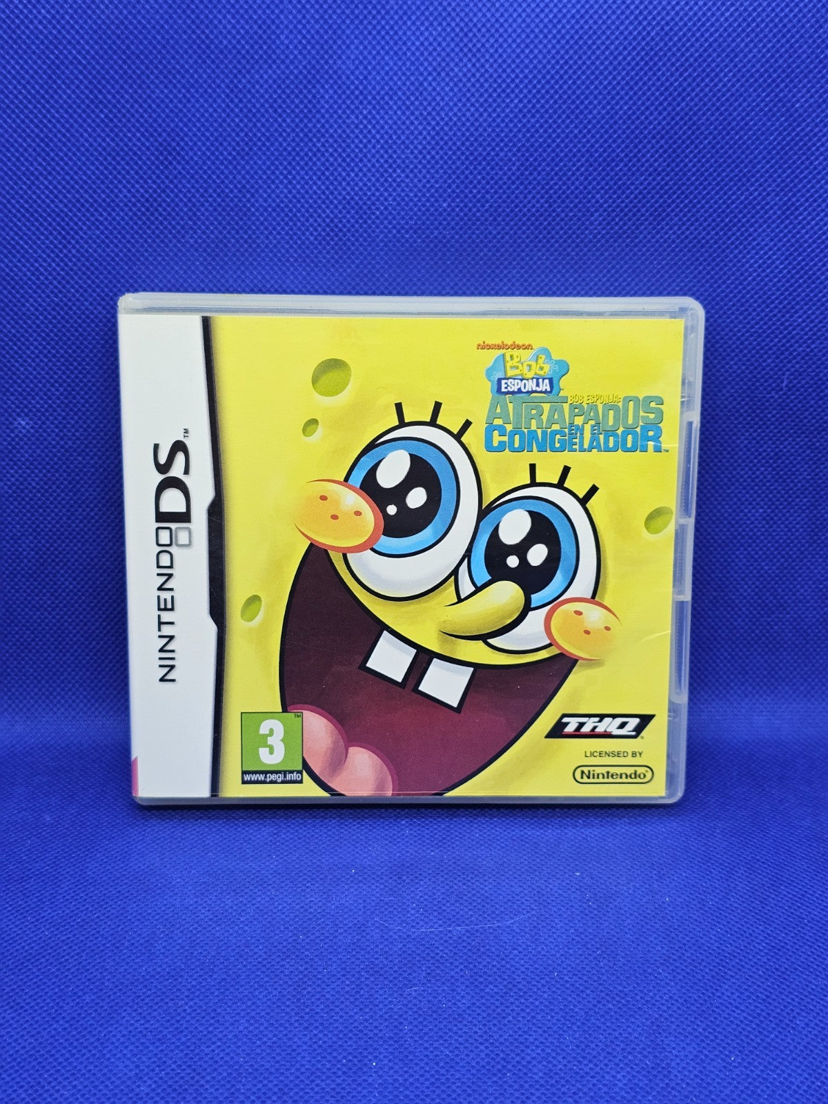 Bob Esponja Atrapados en el Congelador Espagnol, Nintendo DS, THQ, 2010, Complet0