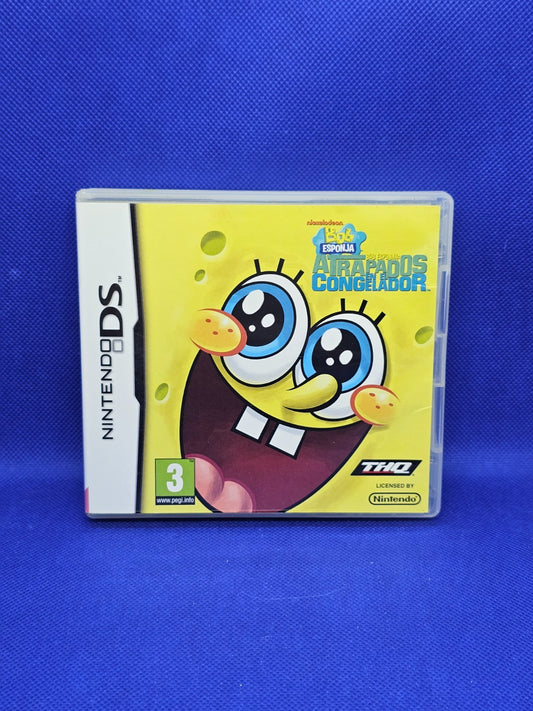 Bob Esponja Atrapados en el Congelador Espagnol, Nintendo DS, THQ, 2010, Complet0