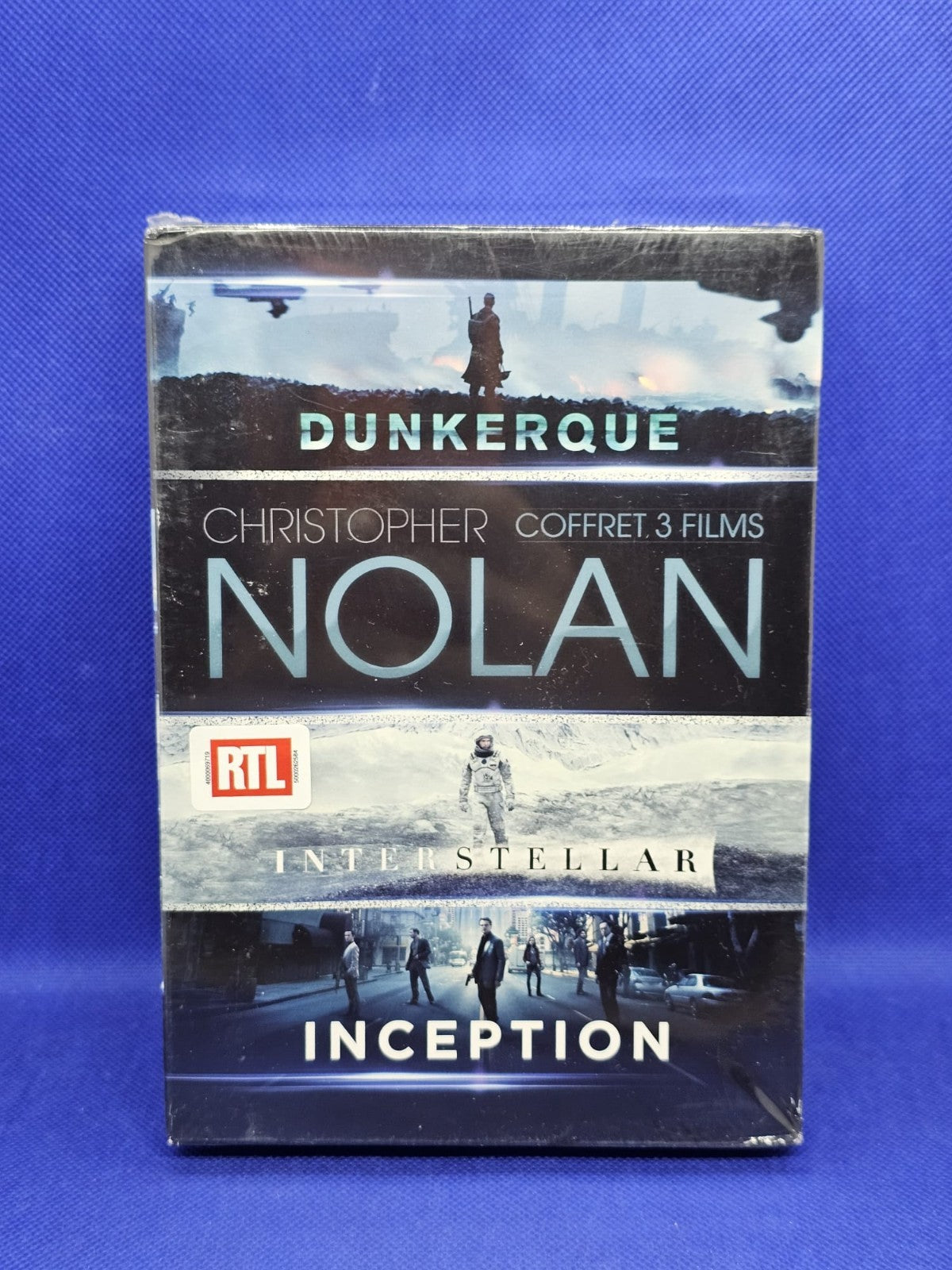 Christopher Nolan Coffret 3 DVD Dunkerque Interstellar Inception Warner Bros 2010