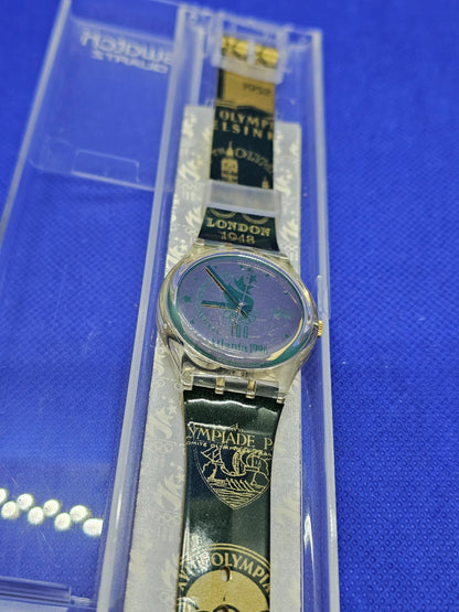 Montre Swatch Atlanta 1996 Jeux Olympiques GZ136 vintage 19945