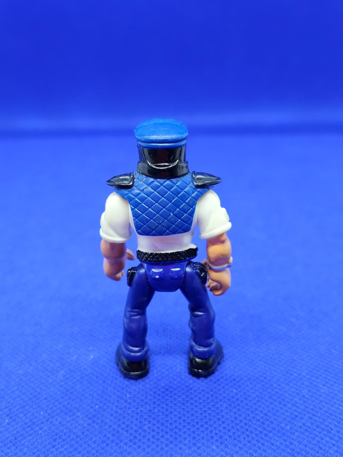Imaginext Figurine Policier Fisher‑Price Officier de Police Bleu Blanc Vintage A1