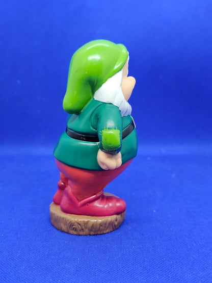 Figurine Joyeux Happy, Blanche-Neige et les Sept Nains, Disney, Pouet PVC, 14 cm2
