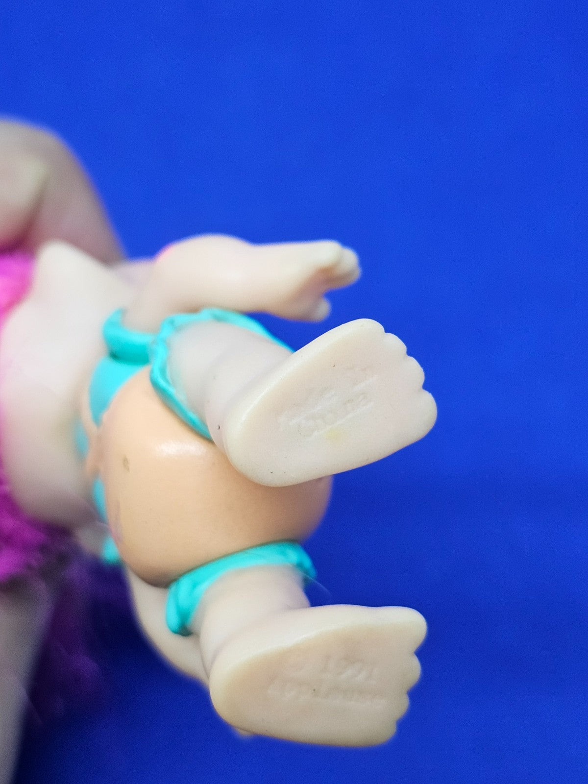 Baby Troll Magic Trolls Applause 1991 cheveux roses étoiles 8 cm5