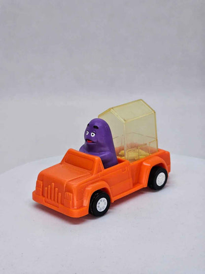 Grimace McFarm Pickup, McDonald's Happy Meal, 1995, 9 cm
