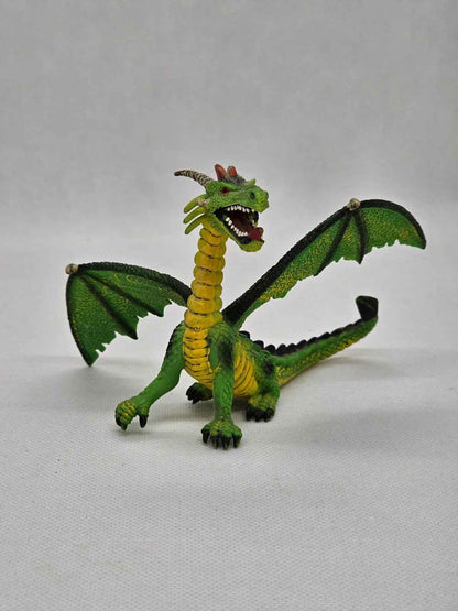 Dragon vert ailé, Monde fantastique, Bullyland, 12 cm