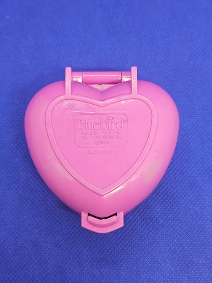 Polly Pocket Precious Puppies Pet Parade Bluebird 1993 Coffret Coeur Vintage2
