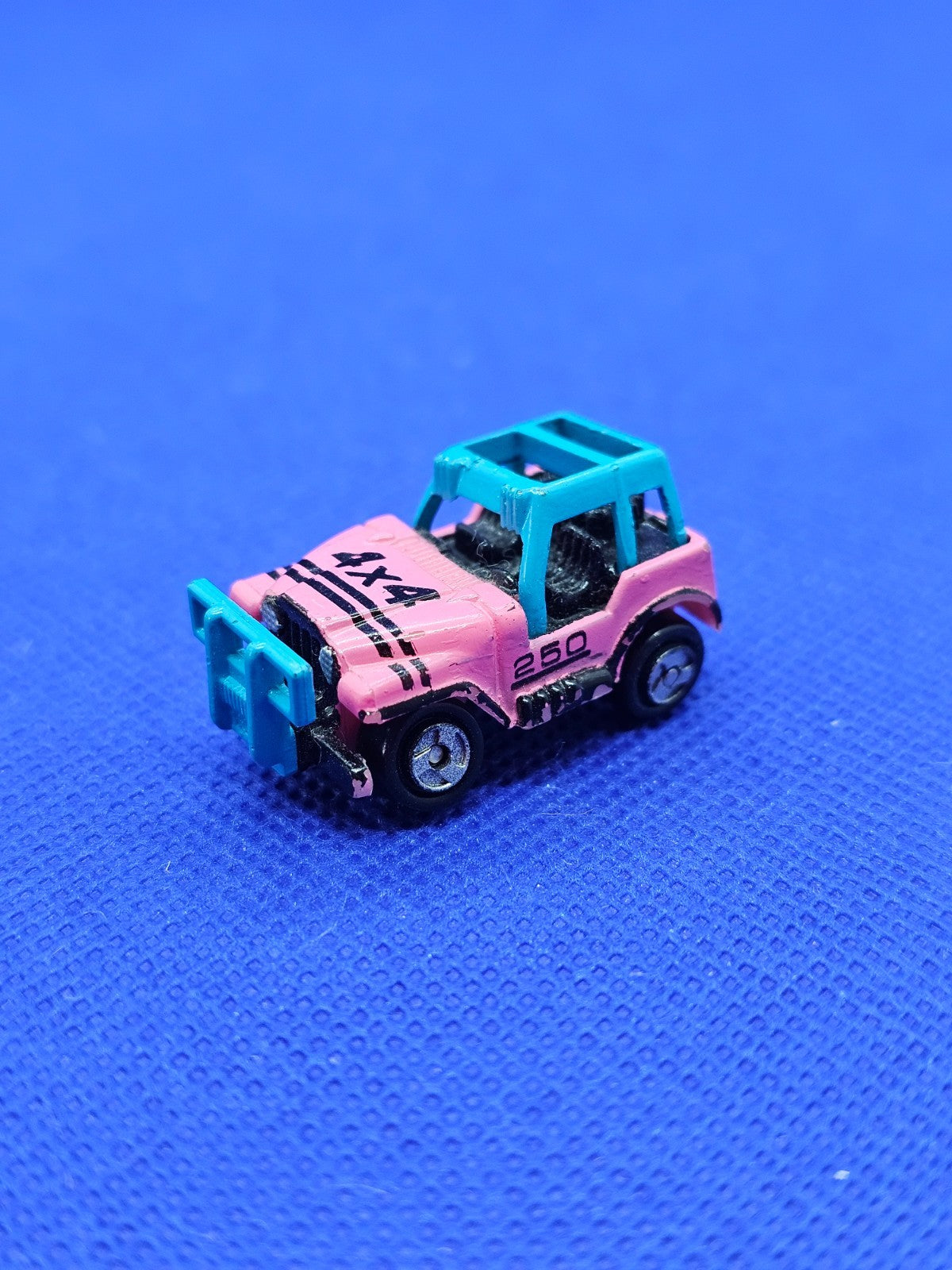 Micro Machines Jeep Ver 1 4x4 250 Galoob 1986 Rose Turquoise1