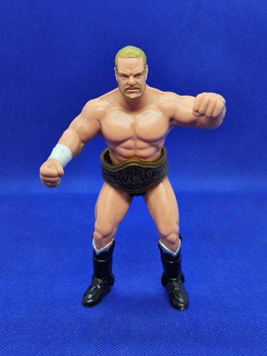 Figurine Barry Windham WCW Wrestling Galoob 1990 avec Ceinture WCW 12 cm0