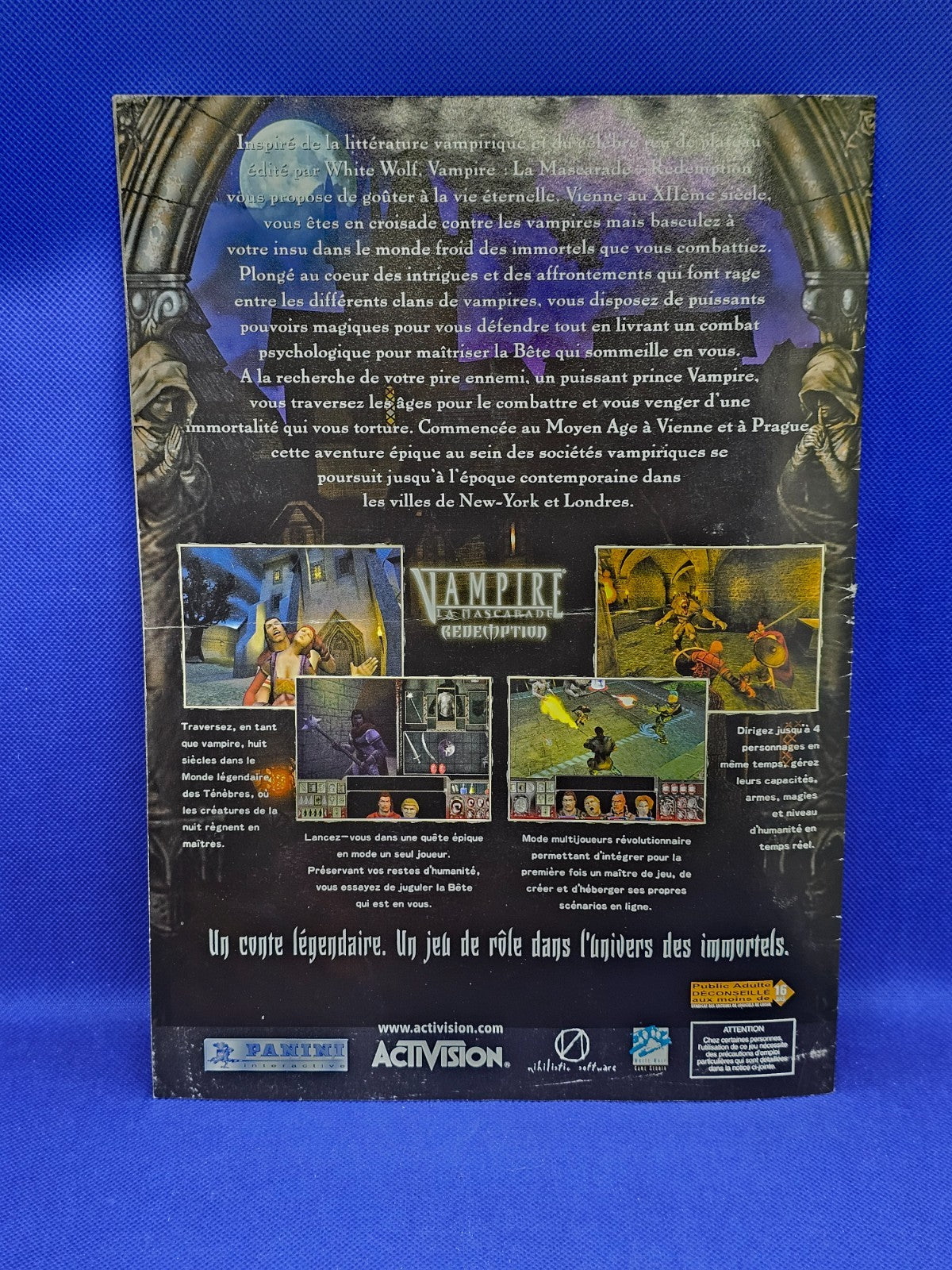 Fascicule Vampire La Mascarade Redemption Panini Interactive N7 PC Activision1