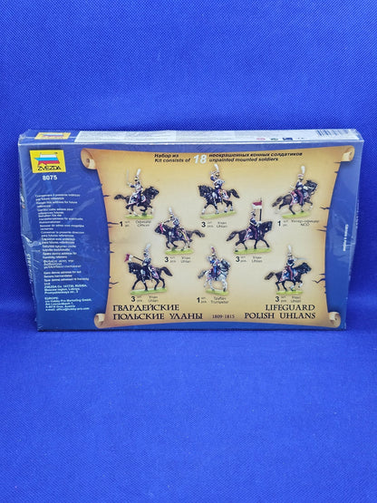 Zvezda 8075 Lifeguard Polish Uhlans 1809-1815 Maquette 172 Scellée 18 Cavaliers1