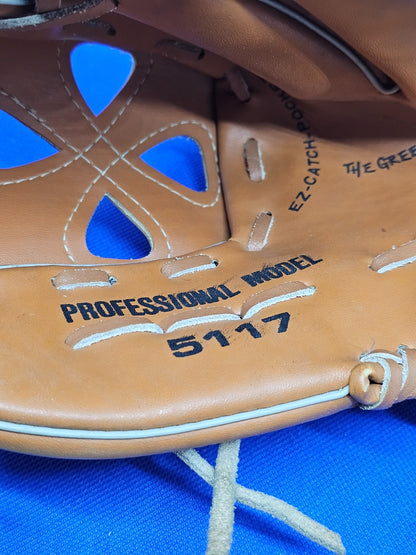 Gant Baseball Mac Evans 5117 Vintage Marron Professionnel Main Gauche Softball4