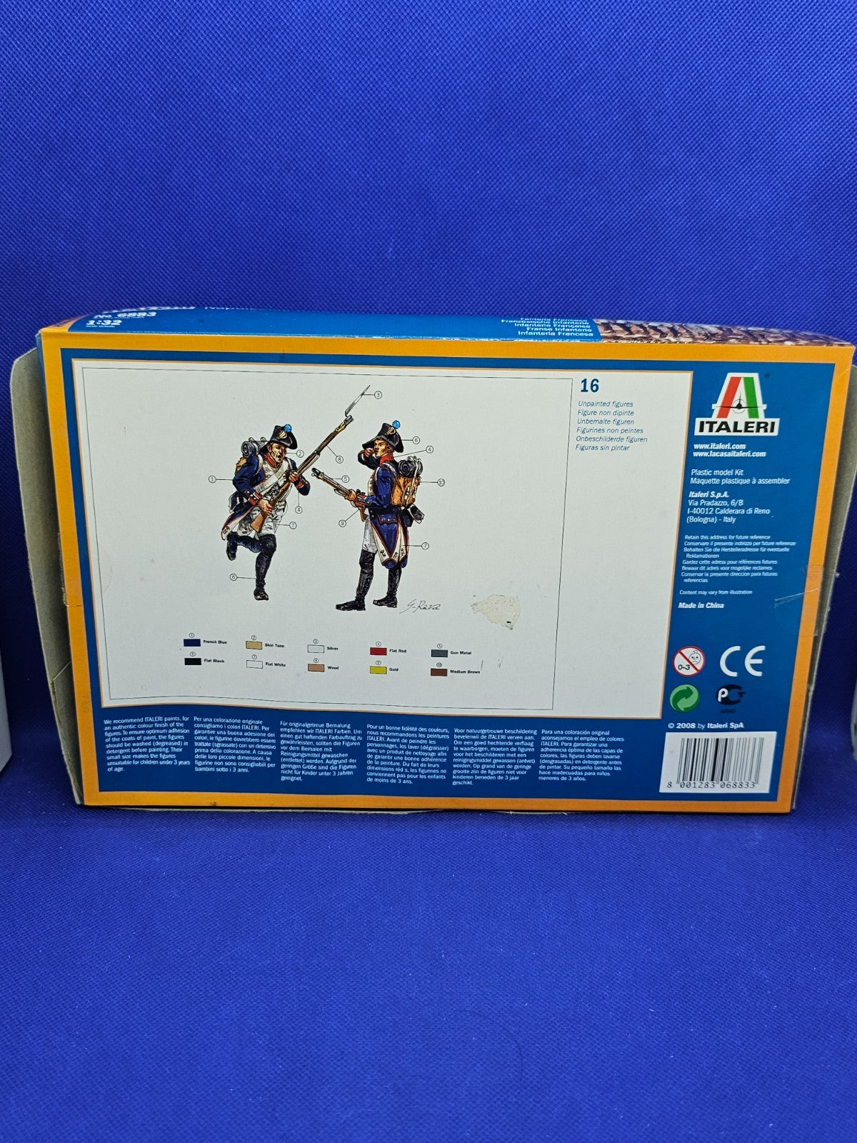 French Infantry 1798-1805 Italeri 6883 Figurines 132 Lot 32 Soldats1