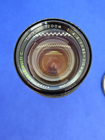 Tamron-F 85-210 mm f4.5 BBAR Multi C Macro Monture Fujica Japon 55 mm Non testé6