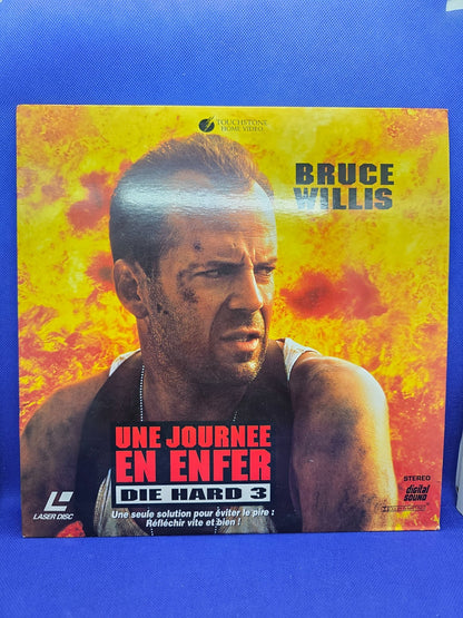 Une Journée En Enfer Die Hard 3 LaserDisc PAL Bruce Willis Samuel L Jackson0