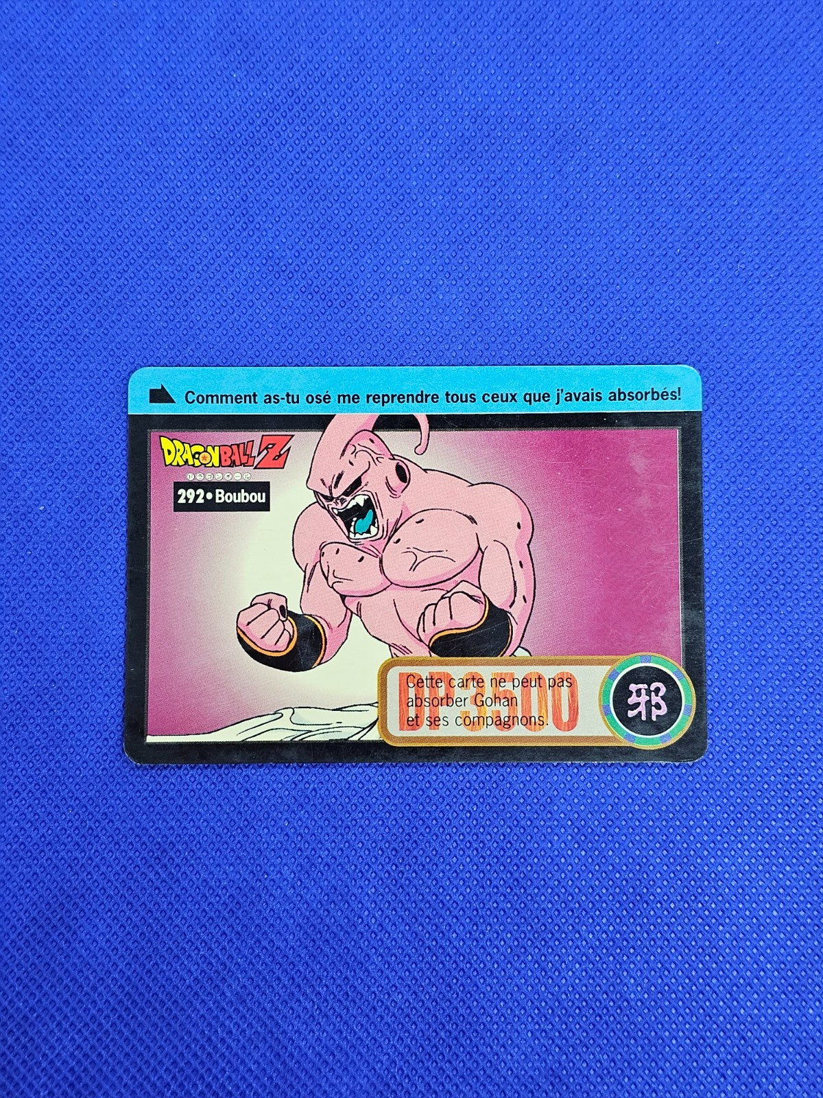 Boubou Majin Buu Dragon Ball Z Carddass FR Part 23 n°292 Bandai 19970