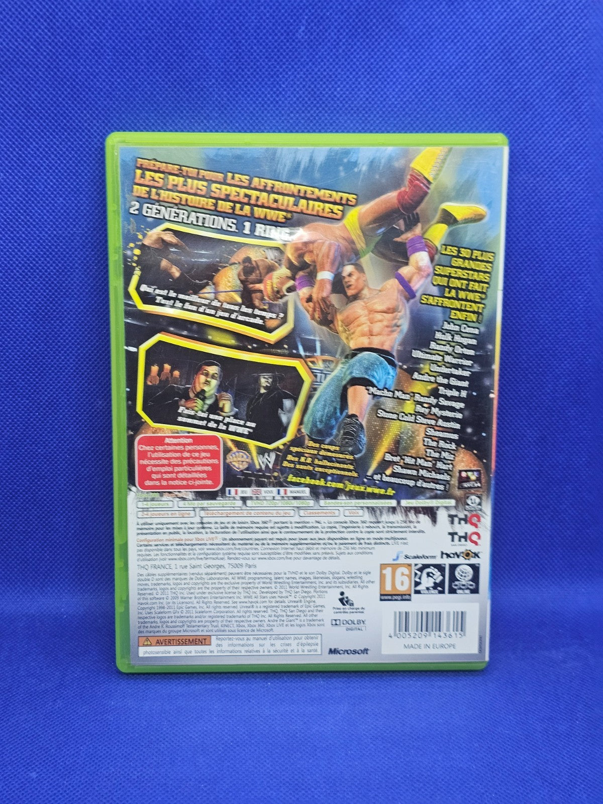 WWE All Stars Xbox 360 Jeu de Catch THQ 2011 PAL FR1