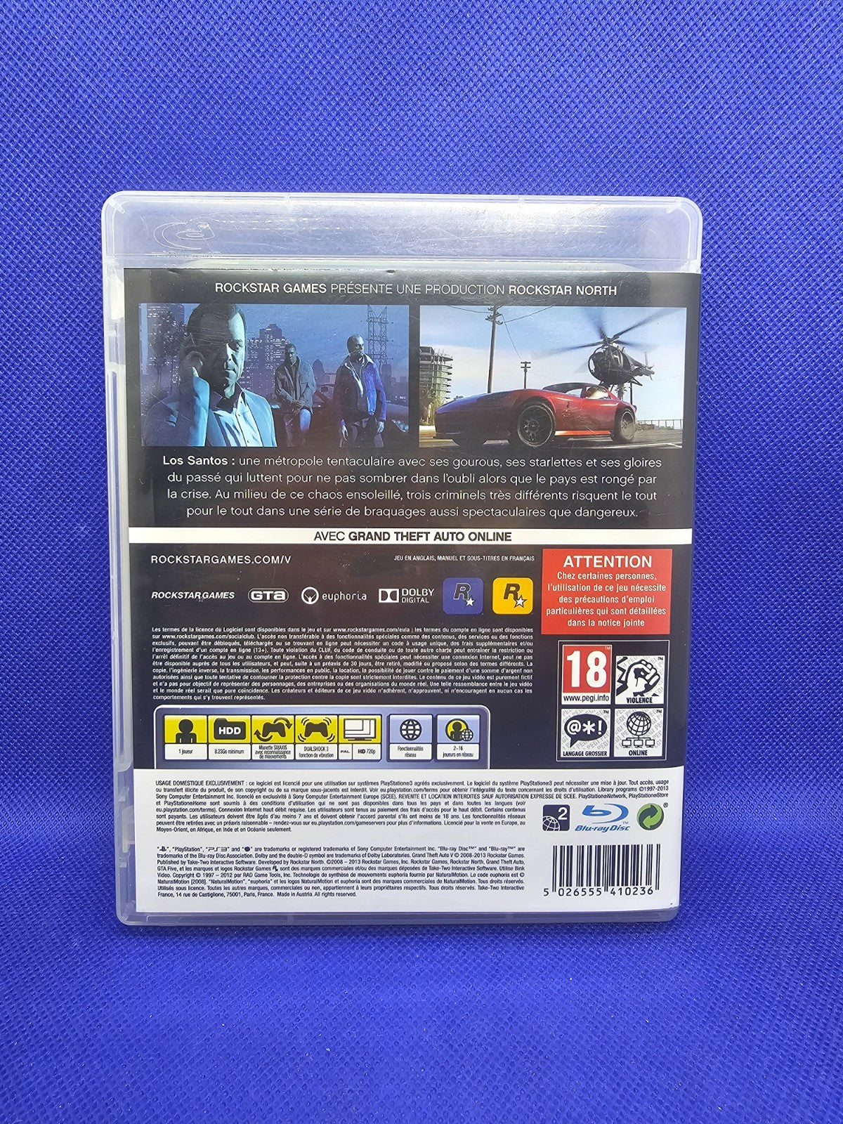 Grand Theft Auto V GTA 5 PS3 Rockstar Games 2013 Complet1