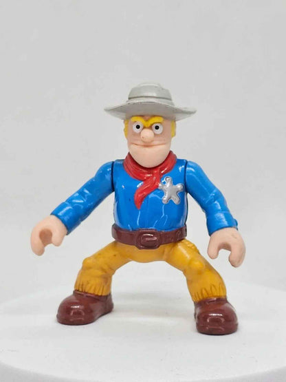 Figurine Sheriff Fisher Price Great Adventure Cowboy Vintage
