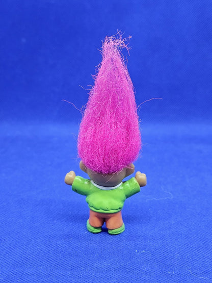 Troll Sport 4 Les Trolls Soma 1992 Cheveux Roses Figurine PVC1