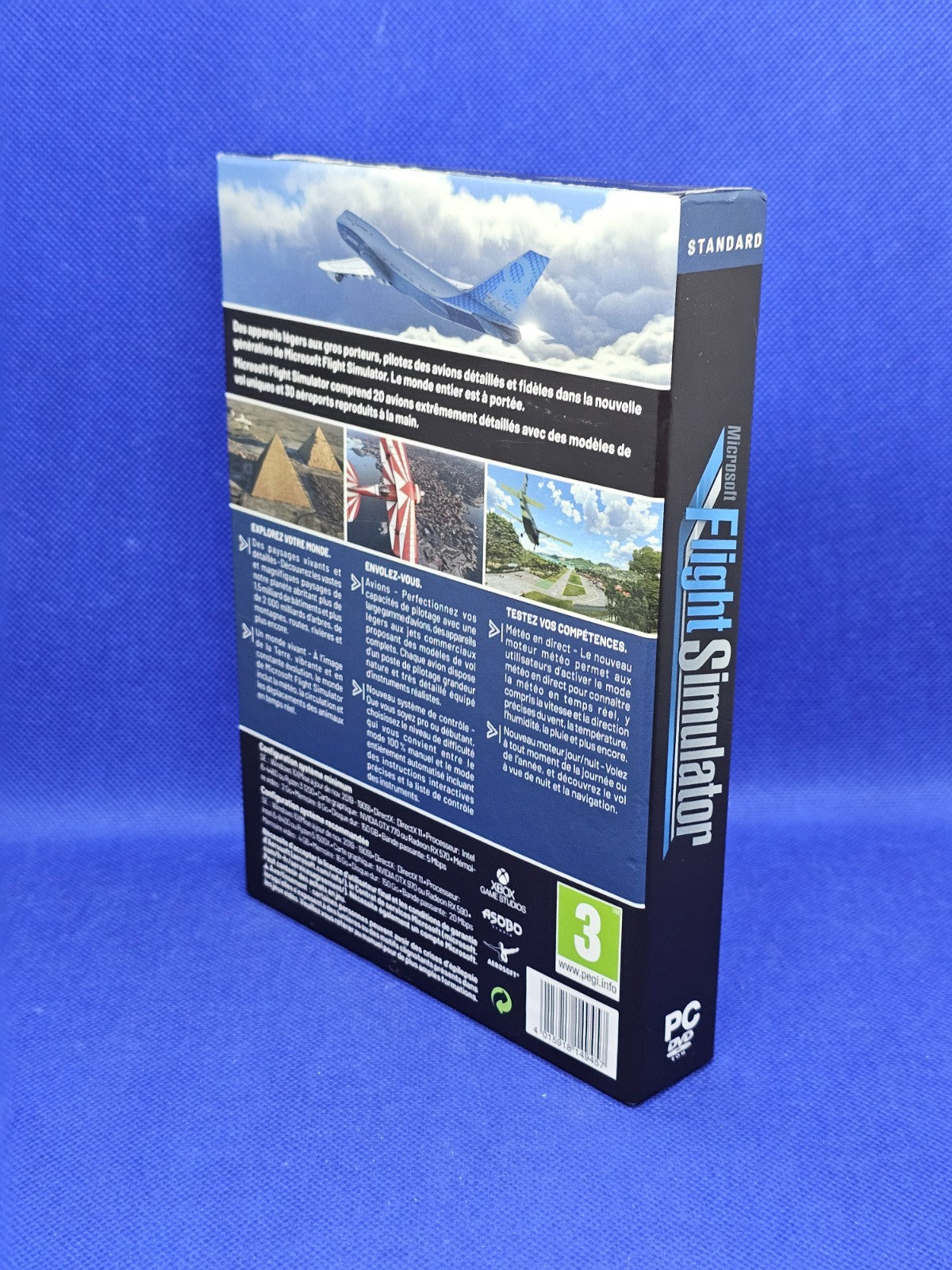 Microsoft Flight Simulator Standard Edition PC DVD Microsoft 2020 Coffret1