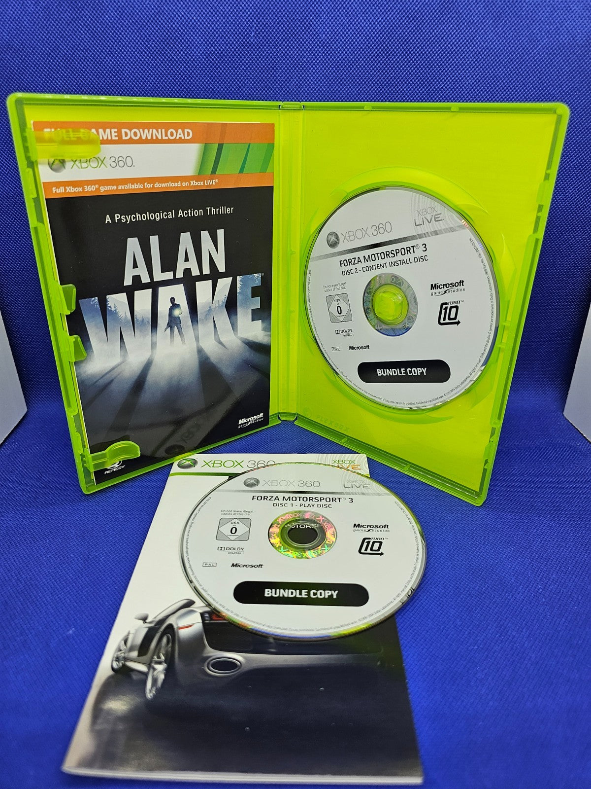Forza Motorsport 3 + Alan Wake Double Pack, Xbox 360, Microsoft Game Studios0