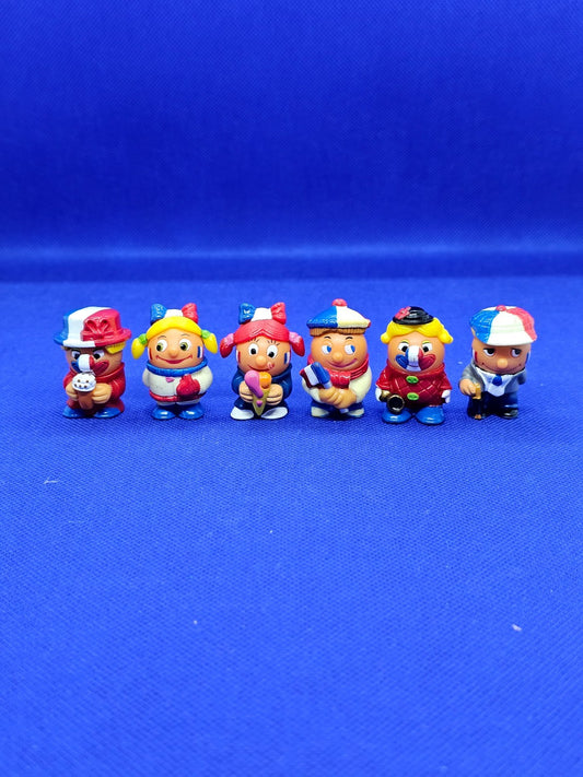 Lot 6 Figurines Fana d’Foot Kinder Surprise 2002 – Football Vintage0