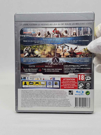 Assassin's Creed Brotherhood, Édition Spéciale Platinum, Ubisoft PS3, 2010, Comp