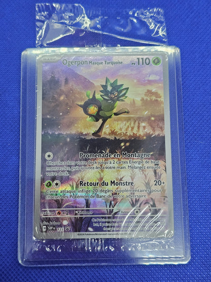 Carte Pokémon Ogerpon Masque Turquoise 123 Promo SV0