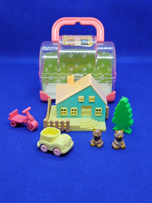 Teddy’s Wonderland maison mallette mini univers vintage années 90 incomplet0
